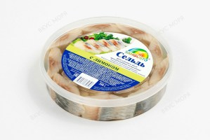 Сельдь филе-кусочки в масле с лимоном, 300 г