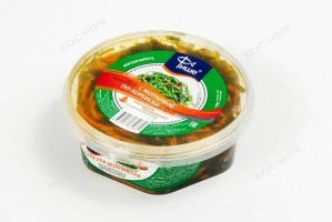 Салат из морской капусты с морковью по-корейски и растительным маслом, 250 г