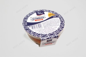 Заливное филе-кусочки сельди отварные с морковью в желе, 360 г