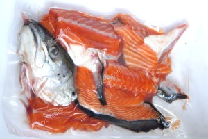 Набор для ухи из лосося мороженый, 1 кг